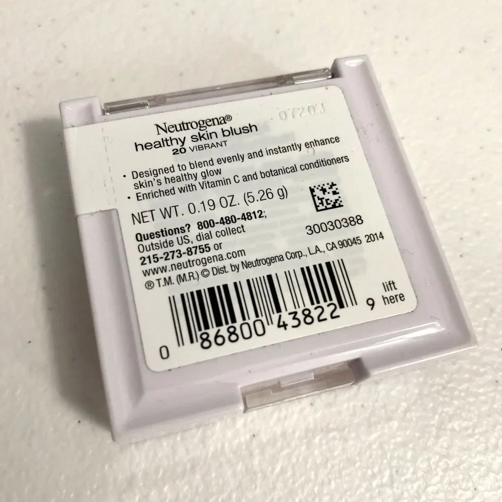 Neutrogena Healthy Skin Powder Blush Makeup Palette Number 20 Vibrant .19 oz